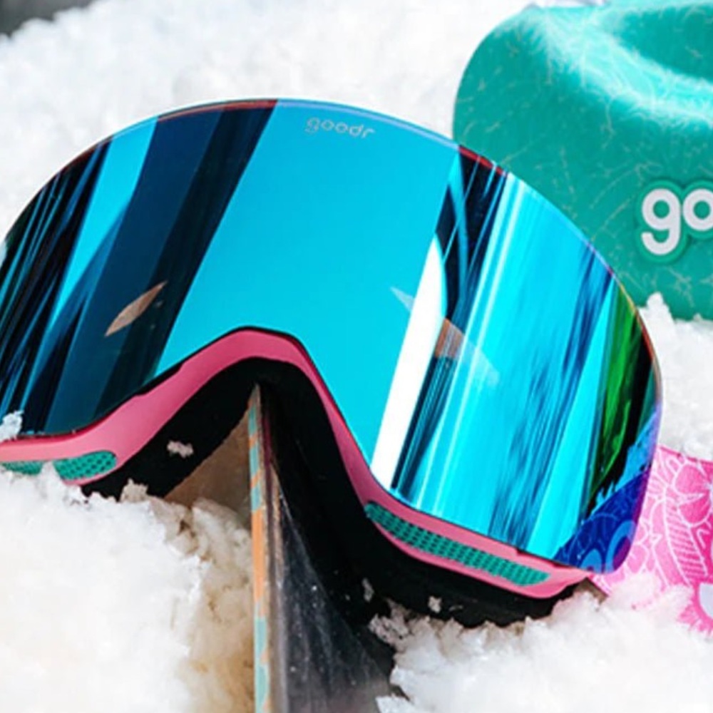 goodr Anti-Fog Goggles Bunny Slope Dropout, magnetic interchangeable lenses